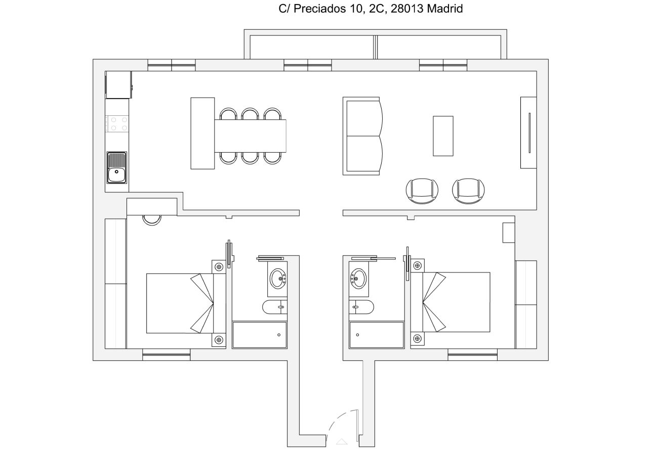 Apartamento en Madrid - Apartment Madrid Downtown Puerta del Sol M (PRE2C)