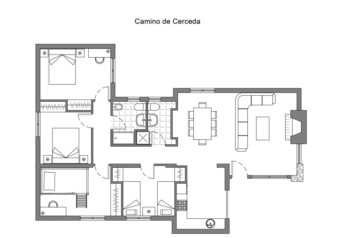 Chalet en Manzanares el Real - Chalet Urbanización La Ponderosa - Sierra Madrid