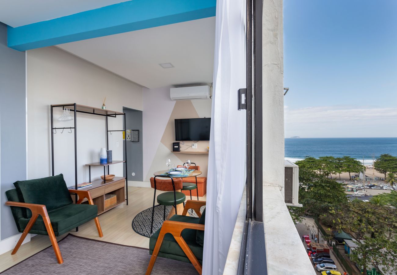 Apartamento en Rio de Janeiro - Copacabana vista de la playa | NSC1006