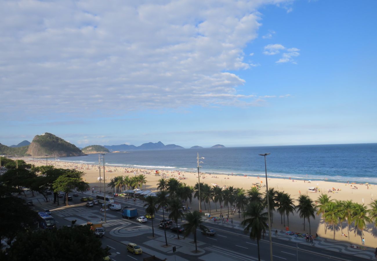 Increíble vista desde el apartamento al mar