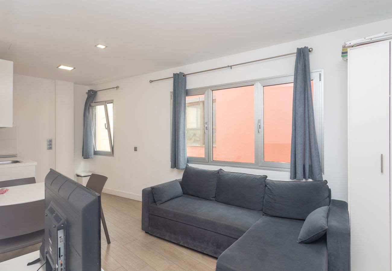 Apartamento en Las Palmas de Gran Canaria - Estudio 21 con balcón en la playa de las Canteras