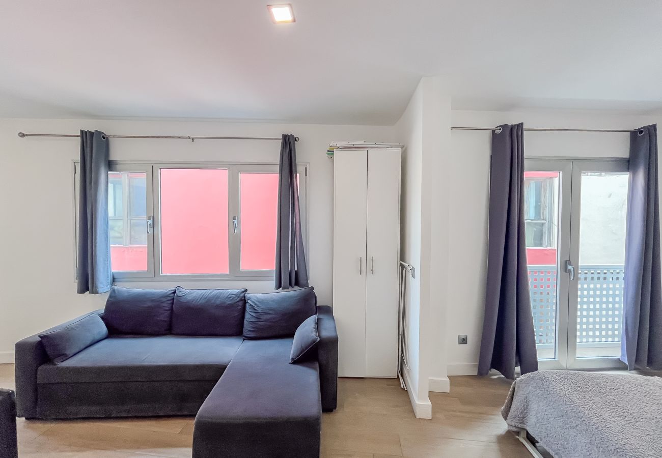 Apartamento en Las Palmas de Gran Canaria - Estudio 21 con balcón en la playa de las Canteras