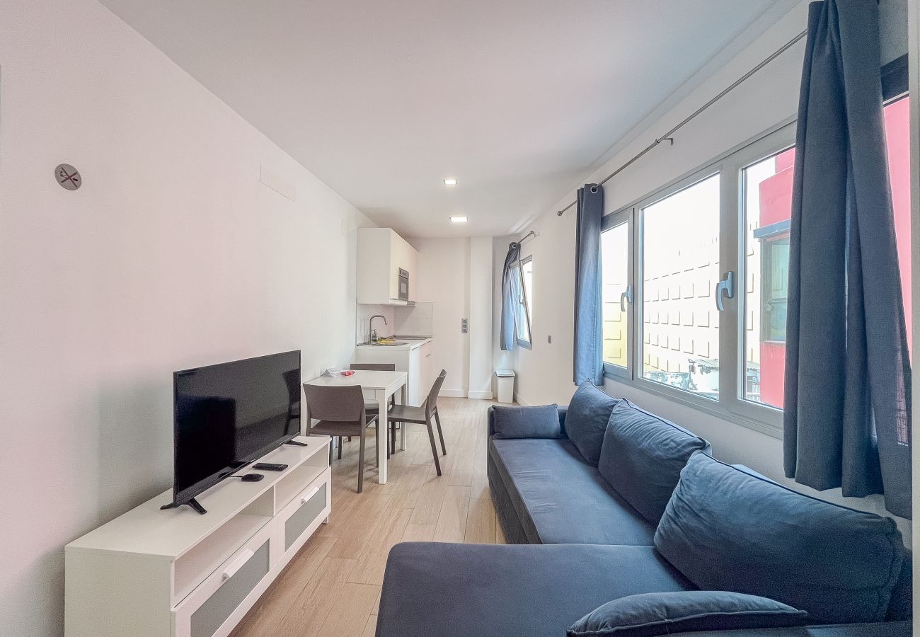 Apartamento en Las Palmas de Gran Canaria - Estudio 21 con balcón en la playa de las Canteras