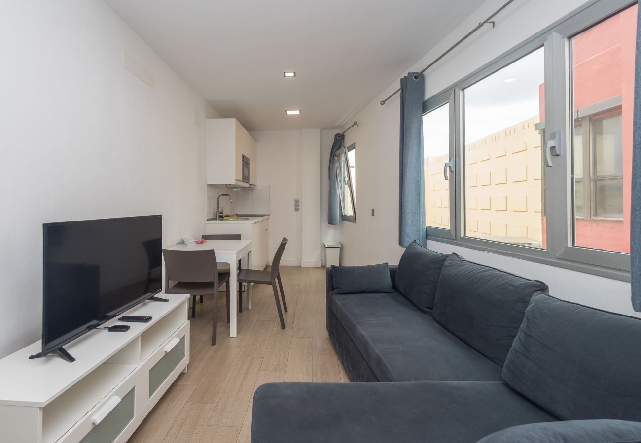 Apartamento en Las Palmas de Gran Canaria - Estudio 21 con balcón en la playa de las Canteras