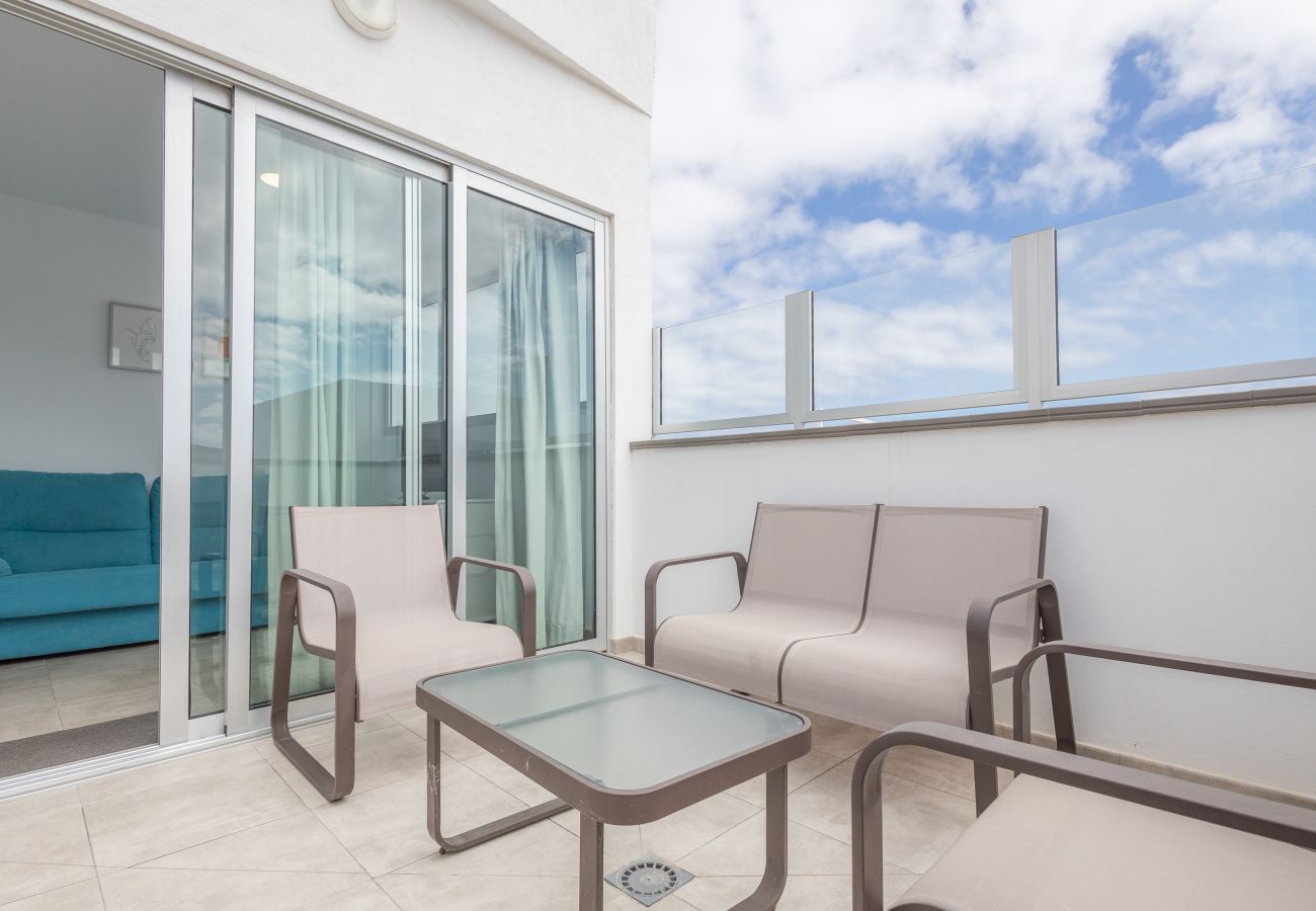 Apartamento en Arucas - costa norte terraza privada San Andrés