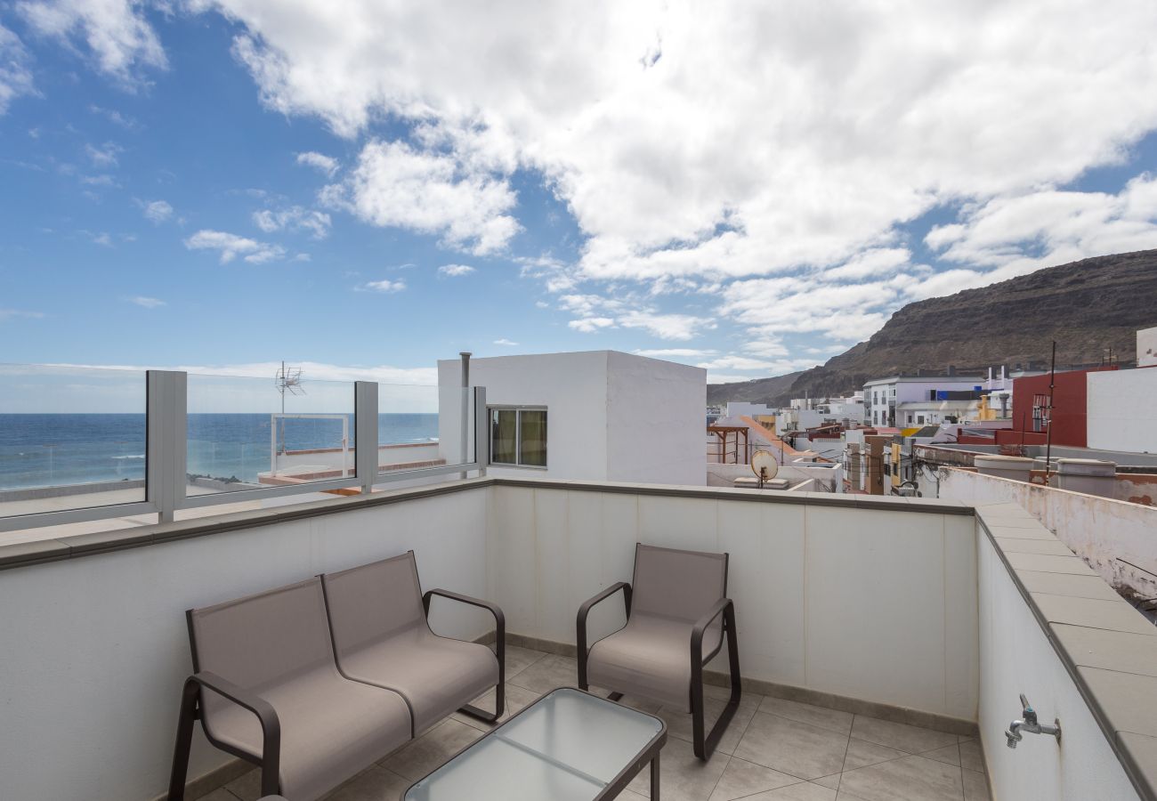 Apartamento en Arucas - costa norte terraza privada San Andrés