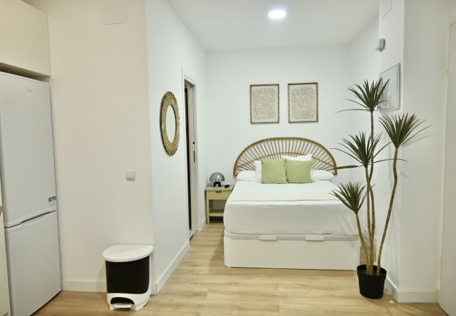 Estudio en Madrid - Estudio Acogedor con Cama Doble y Sofá Cama Cerca de la Animada Avenida Albufera MPE35I