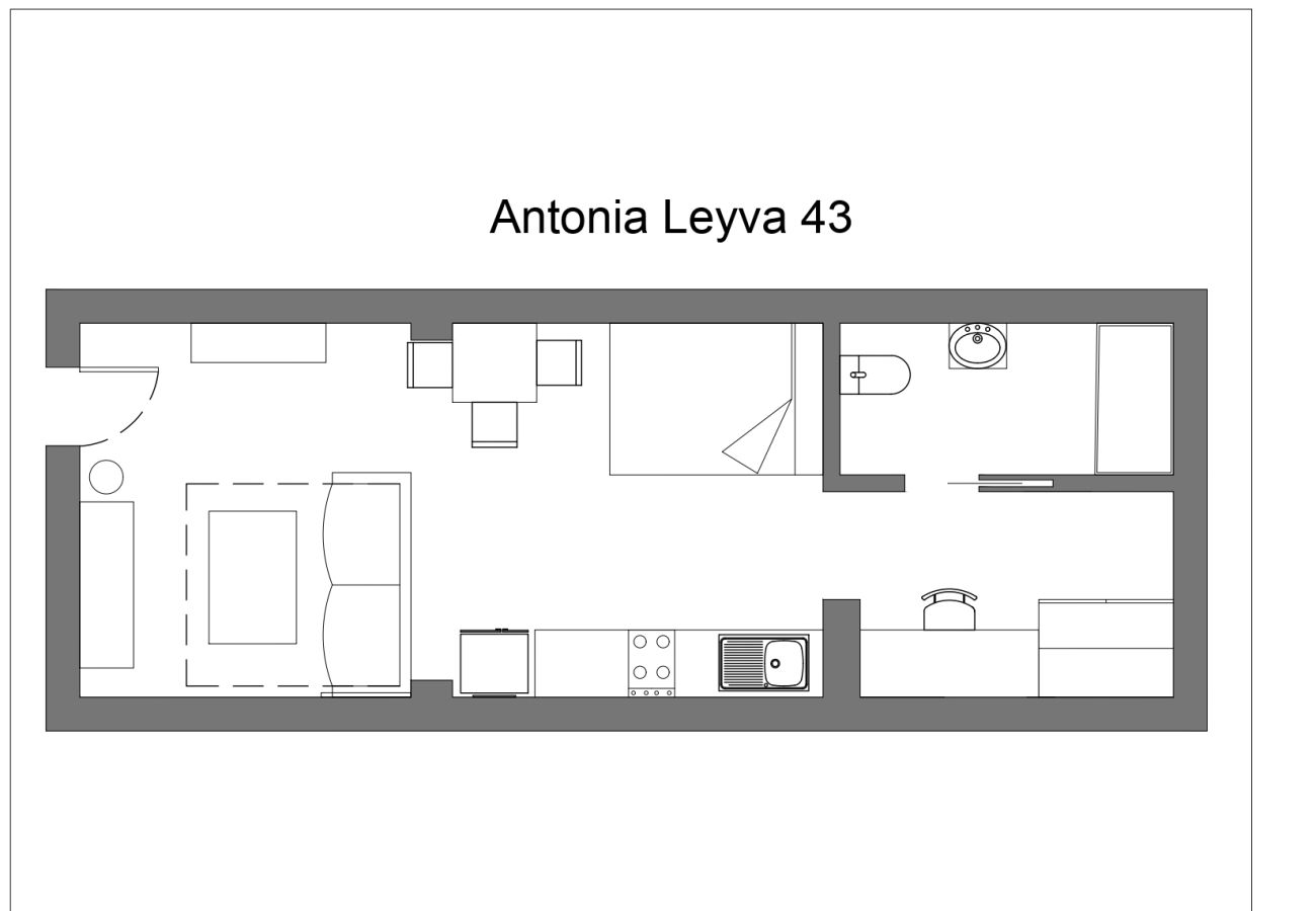 Estudio en Madrid - Bonito apartamento cerca Plaza Elíptica 