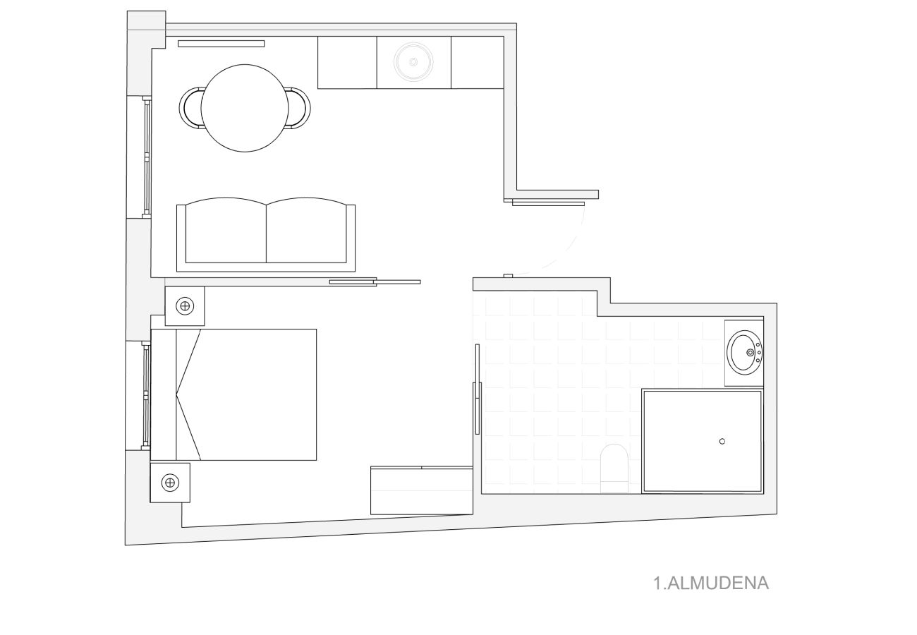 Apartamento en Madrid - M (DEL29) Almudena: Tu escapada urbana con aire de parque 