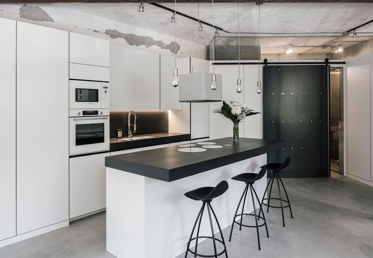 Estudio en Madrid - Espectacular apartamento con área de trabajo en Usera