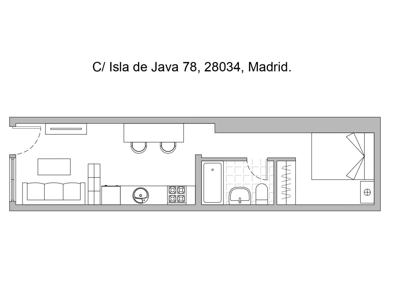 Apartamento en Madrid -  Acogedor apartamento  de una dormitorio en Fuencarral