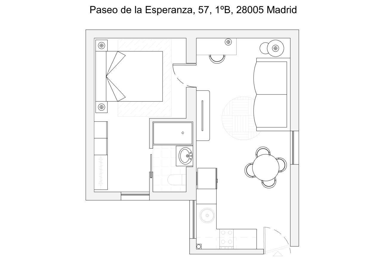 Apartamento en Madrid - Apartamento Moderno en Acacias con Excelente Ubicación en el Centro de Madrid