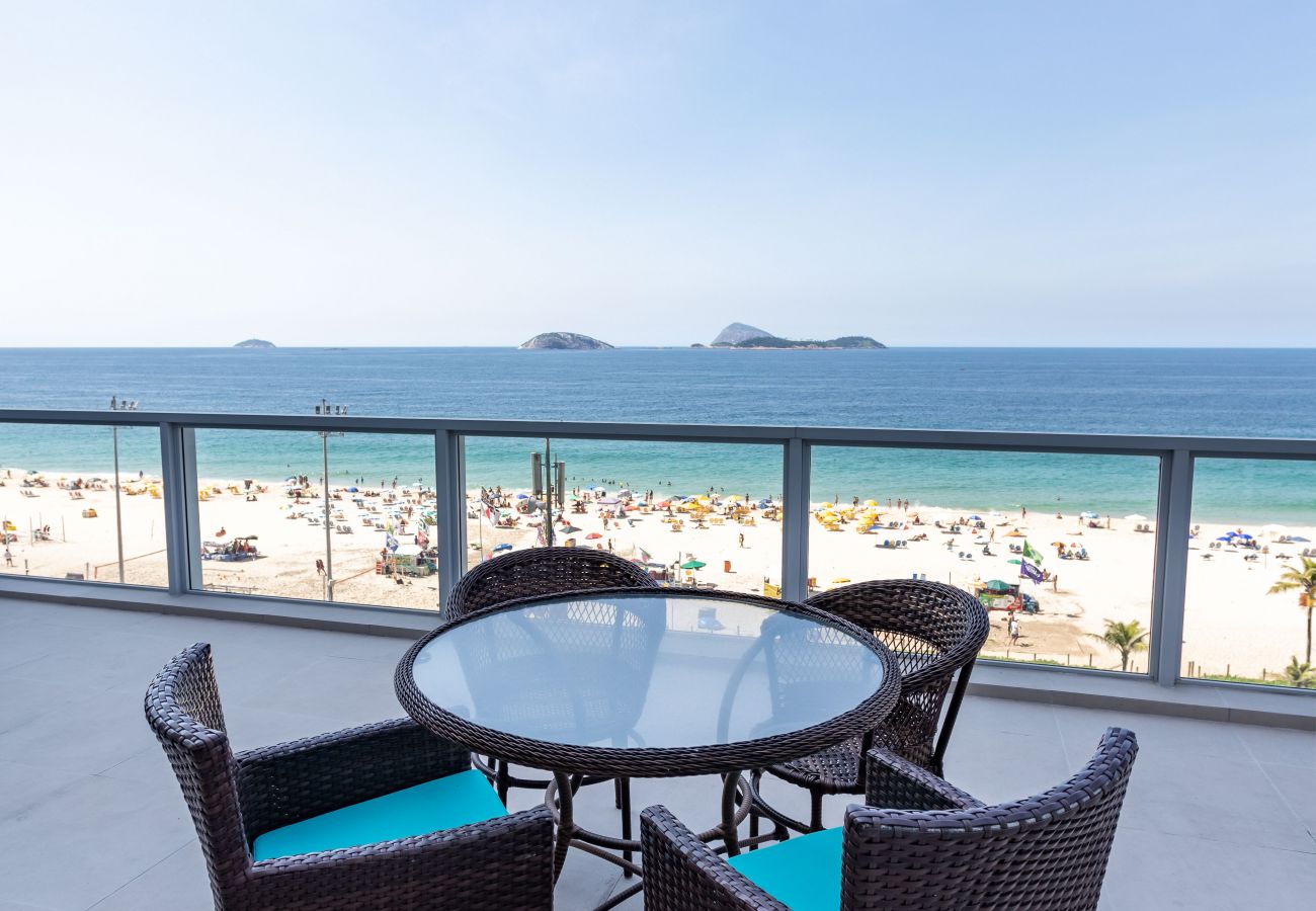 Appartement à Rio de Janeiro - Cobertura com vista para o mar, em frente à praia | VSC1