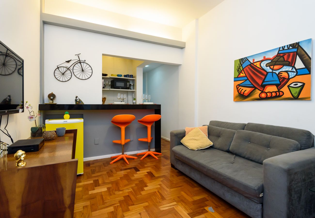 Appartement à Rio de Janeiro - Sossego em Copa | Vista arborizada | BR1009 Z4