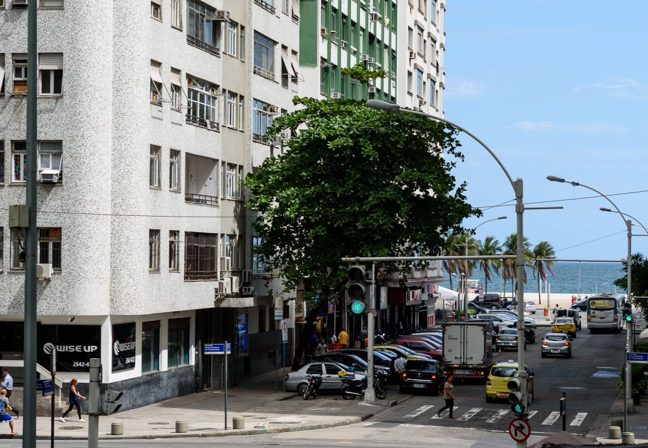 Appartement à Rio de Janeiro - Vista lateral para o mar, 3 minutos da praia | PJ204