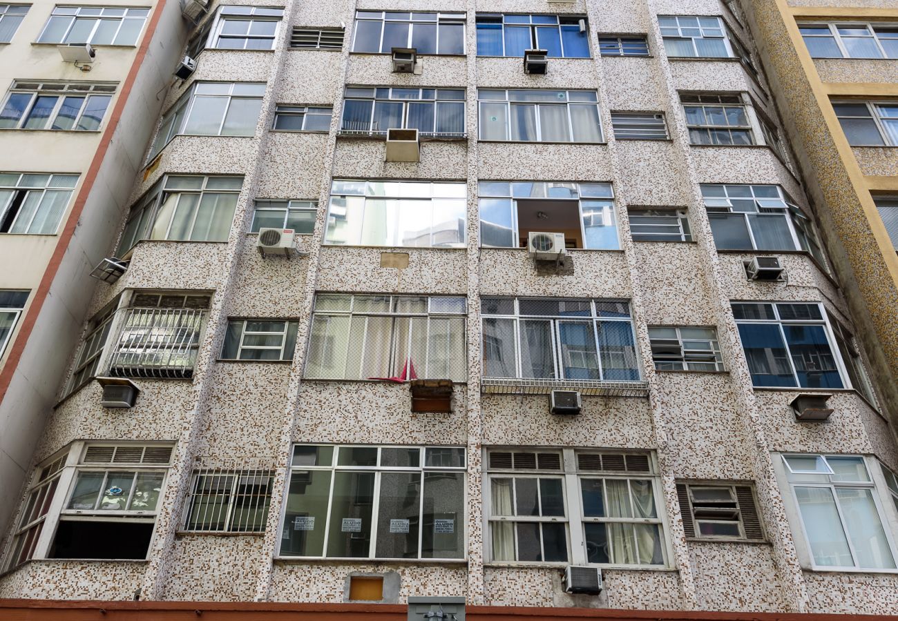 Appartement à Rio de Janeiro - Vista lateral para o mar, 3 minutos da praia | PJ204