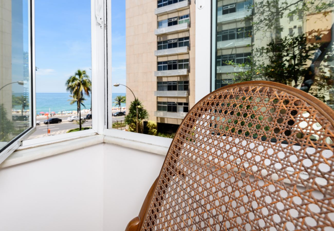 Appartement à Rio de Janeiro - Vista para o mar, 1 minuto da praia do Leblon | GU301