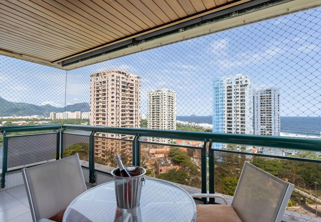 Appartement à Rio de Janeiro - Atraente na Barra da Tijuca com vista | AS1602 Z10