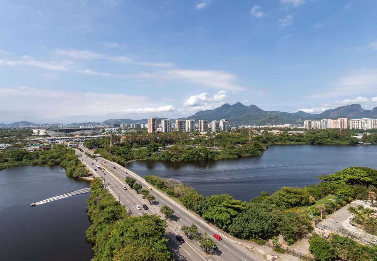 Appartement à Rio de Janeiro - Atraente na Barra da Tijuca com vista | AS1602 Z10