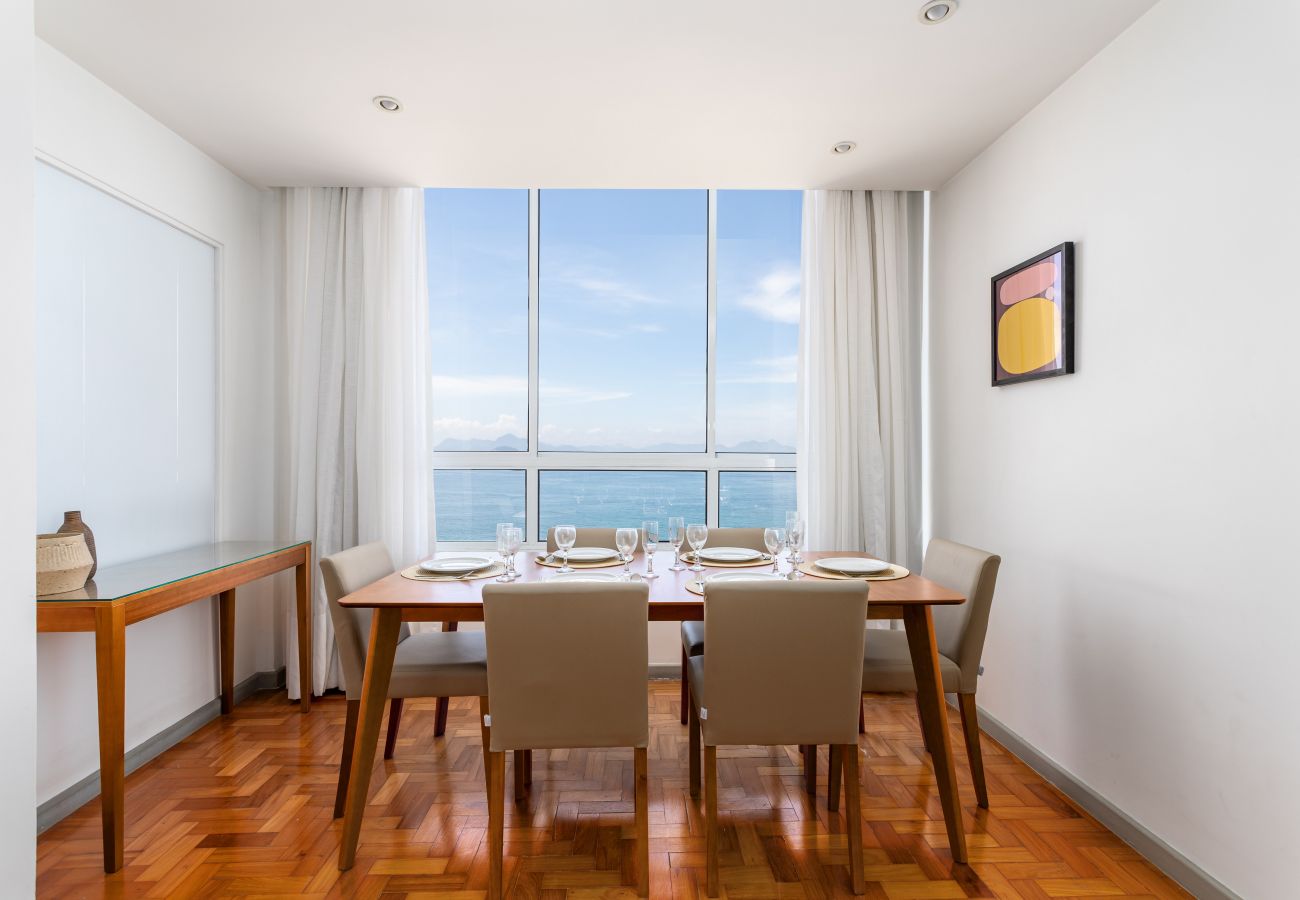 Appartement à Rio de Janeiro - Belíssimo em Copacabana |Vista p/ o mar| A1103  Z3