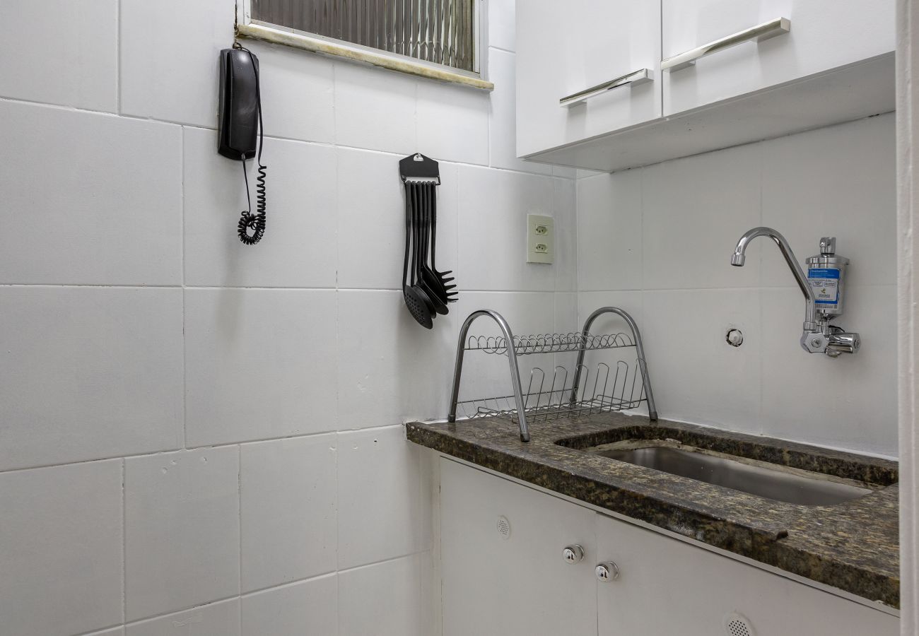 Appartement à Rio de Janeiro - Aconchego em Copa | Decoração clássica | BR911 