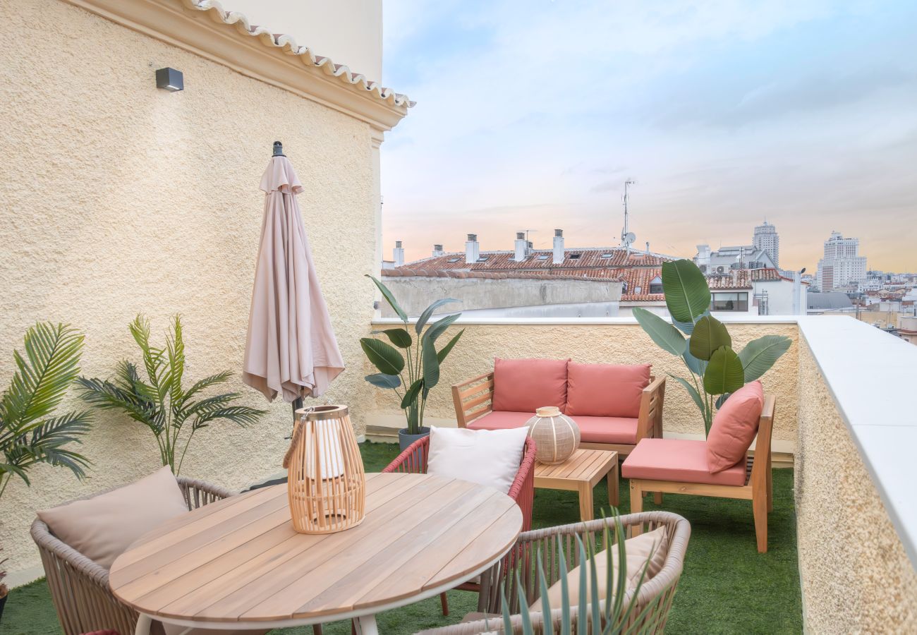 Appartement à Madrid - Penthouse avec terrasse extraordinaire - Centro - Luxury - Heights with Mediterranean flavour